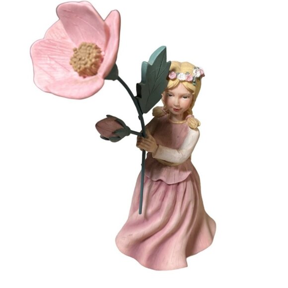Wildflower Angel -Wild Roses for Happiness Figurine - Picture 6 of 12